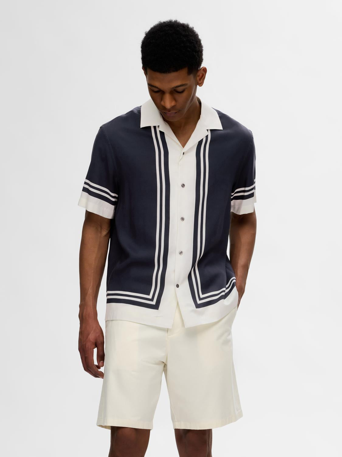 Bandana Skjorte - Blå/ Sky Captain